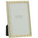 Фоторамка J-Line металева 10х15 см золота зі смужками (27410)