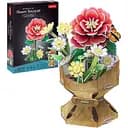 Тривимірна головоломка-конструктор Cubic Fun Flower Bouquet Camellia Букет квітів Камелія (W3302h)