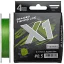 Шнур Favorite X1 PE 4x 150 м (l.green) 0.5/0.117 мм 9 lb/4.1 кг