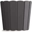 Горшок для цветов Prosperplast Boardee Basic круглый, 240 мм, антрацит (25609-433)