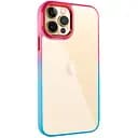 Чохол Epik TPU+PC Fresh sip series для Apple iPhone 12 Pro/12, 6.1 Бірюзовий/Рожевий