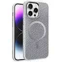 Чохол Epik TPU+PC Carbon Mirage with MagSafe для Apple iPhone 16 Pro 6.3 Grey