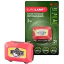 Светодиодный фонарик Eurolamp налобный, 3W, COB, Red Light, 3хААА, 6500K, красный (HL-3W(red))