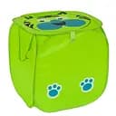 Кошик для іграшок С 36583, складний 45х46 см, салатовий з малюнком тигра