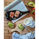 Стеклянная тарелка Mazhura Vine из сплюснутой 1.5 л бутылки шампанского для подачи сыра мяса и нарезки коричневая (mz694920)