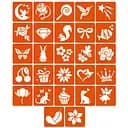 Набір трафаретів для біо-тату Легка краса legka-krasa_5x5_27_1