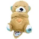 Ночник MC-1112-03 в виде выдра плюшевый музыкальный со светом животик движется желтый