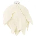 Новорічна прикраса на ялинку Dashuri Шишка закрита блиск 10x11 см, айворі 158866011