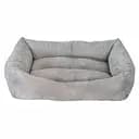 Диван для тварин Milord Cookie прямокутний з бортиками розмір M сірий (VR10//3244)