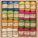 Набор нитей для творчества Bambi 10 м 24 мотка разноцветные 006-CIT  