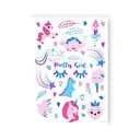 Набор временных татуировок Unicorn mood Tattooshka LB-185 голограмма