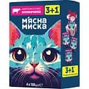 Набір вологий корм для котів М'ясна миска шматочки в соусі з яловичиною 100 г х 3+1 шт.