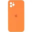 Чохол Epik Silicone Case Square Full Camera Protective AA для Apple iPhone 11 Pro Max 6.5 Помаранчевий/Papaya