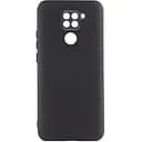 Чехол TPU GETMAN Liquid Silk Full Camera для Xiaomi Redmi Note 9 / Redmi 10X Черный / Black