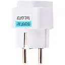 Переходник на евро розетку тройник белый