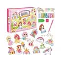 Набір для творчості Алмазна мозаїка "Принцеси, тваринки, замок" SK8019 брелок, 15 штук