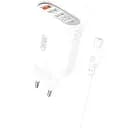 Зарядное устройство - блок 4 порта USB - XO L100 fast charger с быстрой зарядкой QC3.0