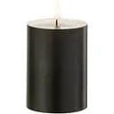 Свічка з лід-свіченням J-line чорного кольору працює від батарейок висота 10 см Бельгія (35585)