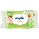 Вологі серветки для дітей Ultra Compact Ромашка з клапаном, 72 шт.