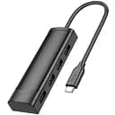 Перехідник Hoco Easy safety 4 in 1 Adapter HB41 Type-C to USB3.0x4L=0.2 м