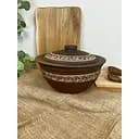 Супник Козацький керамічний (глиняний) різьблений Ангоб 4 л