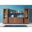 Модульна стінка для вітальні ВМК (БРВ) Герман N77833 Дуб стерлінг (BRW-1590)