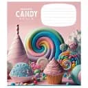 Тетрадь ученическая Школярик Candy world 012-3266K-1 в клеточку 12 листов