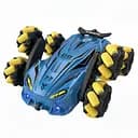 Радіокерована трюкова машина JD 155-14 A-02, парогенератор, підсвічування, музика, акумулятор 3.7V, пульт 2.4GHz, синя