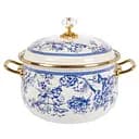 Кастрюля эмалированная Elmani Butterfly с крышкой 20 см 3.8 л (763-028)