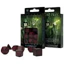 Набір кубиків Elvish Black & red Dice Set , 7 шт. (SELV06)
