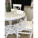 Силіконова скатертина з білим мереживом Арка 15 см 200х150 см