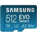 Карта пам'яті Samsung 512 GB microSDXC UHS-I U3 V30 A2 EVO Select