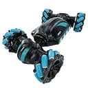 Радіокерована дрифт-машина A 8863-171-01, пульт + браслет, роликові колеса, зміна корпусу, підсвітка, музика, Синя