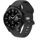 Ремінець для Amazfit GTR 42mmGTR MiniGTR Lite 42mm - чорний ширина кріплення 20мм силікон Watchbands Eight (W41-0WB33539096)