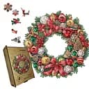 Пазл дерев'яний Колоритний Вінок, А5, 35 елементів, Картонна коробка