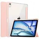 Чохол-книжка BeCover Soft Edge TPU з кріпленням Apple Pencil для Apple iPad Air 4/5 2020/2022 10.9" Pink (711700)