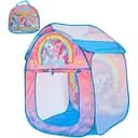 Яркая детская палатка Intex MR 0695 в форме домика с принтом единорога (75x71x91 см)