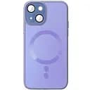 Чохол Epik TPU+Glass Sapphire Midnight with MagSafe для Apple iPhone 14, 6.1 Бузковий/Dasheen