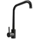 Смеситель кухонный Platinum NS02B (3008B-NA) поворотный однорычажный из нержавеющей стали морион (000041060)