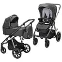 Універсальна коляска 2 в 1 Espiro Bueno 2022, 317 Graphite Marble, темно-сіра (205149)
