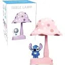 Дитяча настільна лампа Стіч грибочок рожева (339B)