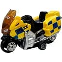 Мотоцикл Автопром AP7442 дитячий Police масштаб 1:64 жовтий