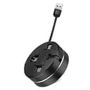 Телескопічний USB-Кабель 1 м 3 в 1 Lightning + Micro USB + Type-C компактний SC2