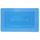 Коврик суперпоглащающий в ванную Stenson 60x40 см прямоугольный светло-синий (26275)