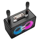 Bluetooth колонка Hoco HA8 Ave outdoor + два микрофона Black