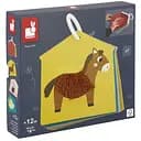 Игровой набор Janod Тактильные карты Ферма деревянный 6 карт J02692