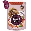 Вологий корм додатковий для собак Delickcious паелья з куркою, рисом та овочами 85 г   