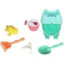 Песочный набор KZ 6444A-2 игрушки для песка: сито, формочки, ведро и лопатка