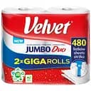 Паперові рушники Velvet Jumbo, двошарові, 2 рулони (5300012)