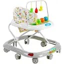 Дитячі ходунки Joy 69588 з музичною панеллю та 5 рівнями регулювання висоти сірі (135779)